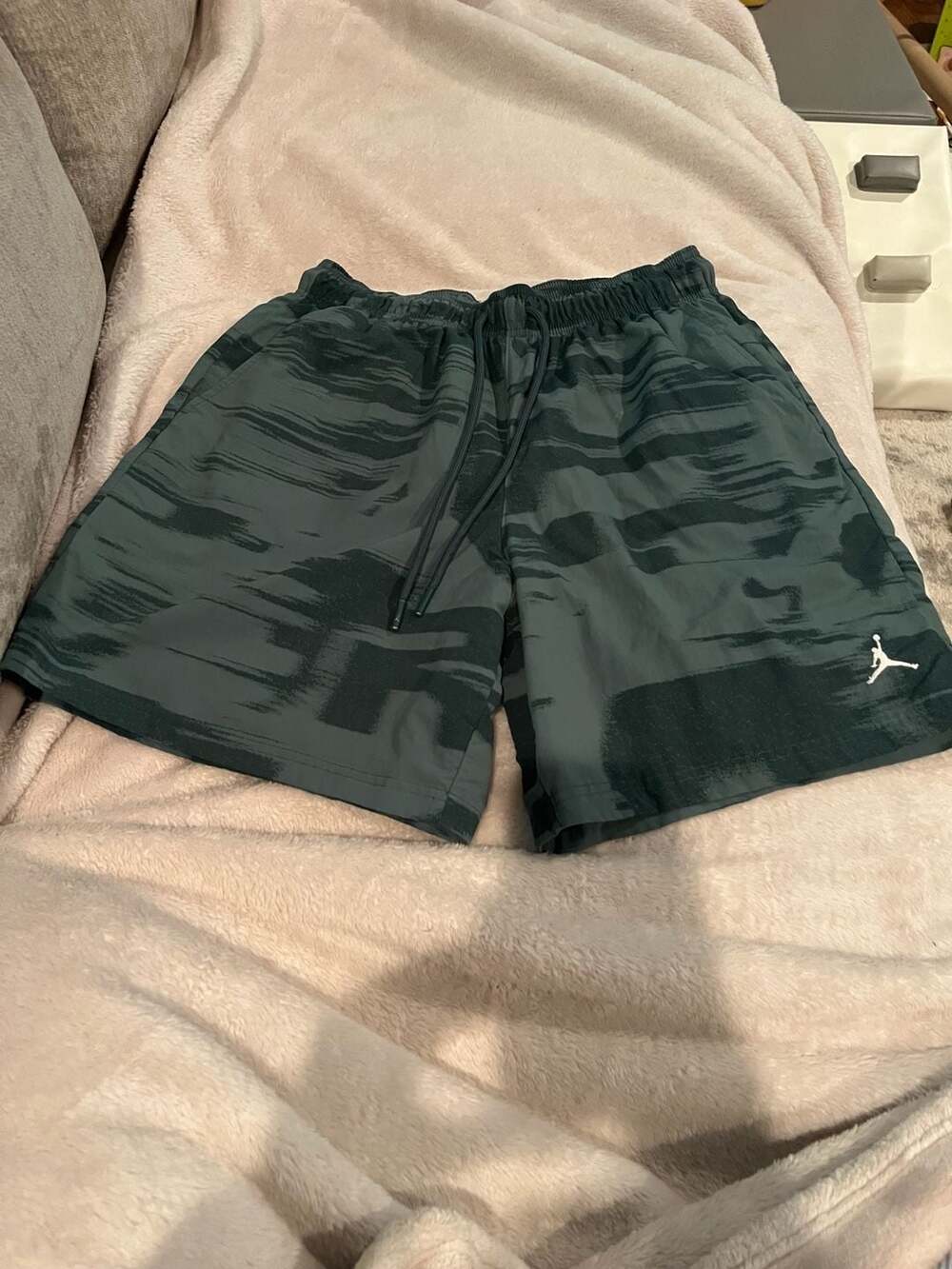 Jordan MVP Printed Woven Shorts in Mineral Slate/Oxidized Green